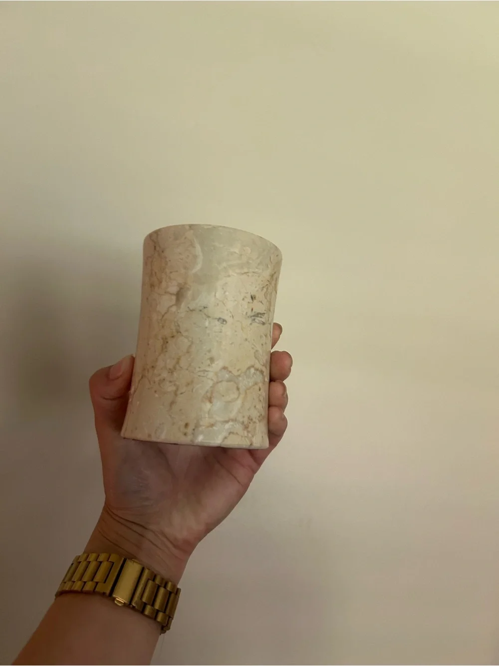 Classic Marble pen organizer/vase